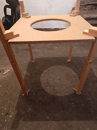 Mesa camilla redonda madera