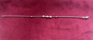 Pulsera Plata 925 Cadena Serpiente Corazones