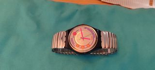 Orologio Swatch Irony con quadrante mondiale argentato