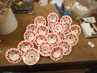 Corpo paraurti antico per flipper