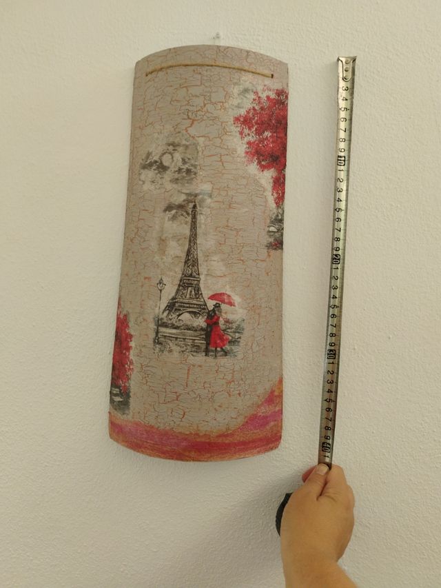 Teja Decorativa Artesanal París