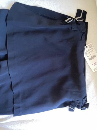 Falda pantalón Zara azul Talla XS