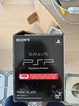 Caja PSP Sony Piano Black Slim & Lite