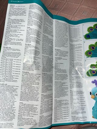 Kit uncinetto AVEC Pavone per adulti