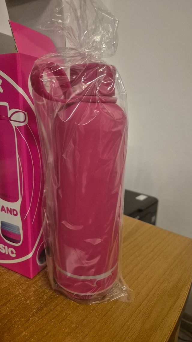 Borraccia termica Tinta Unita 400ml con speaker