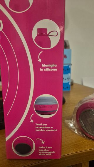 Borraccia termica Tinta Unita 400ml con speaker