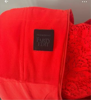 Vestido  rojo de fiesa o invitada de boda