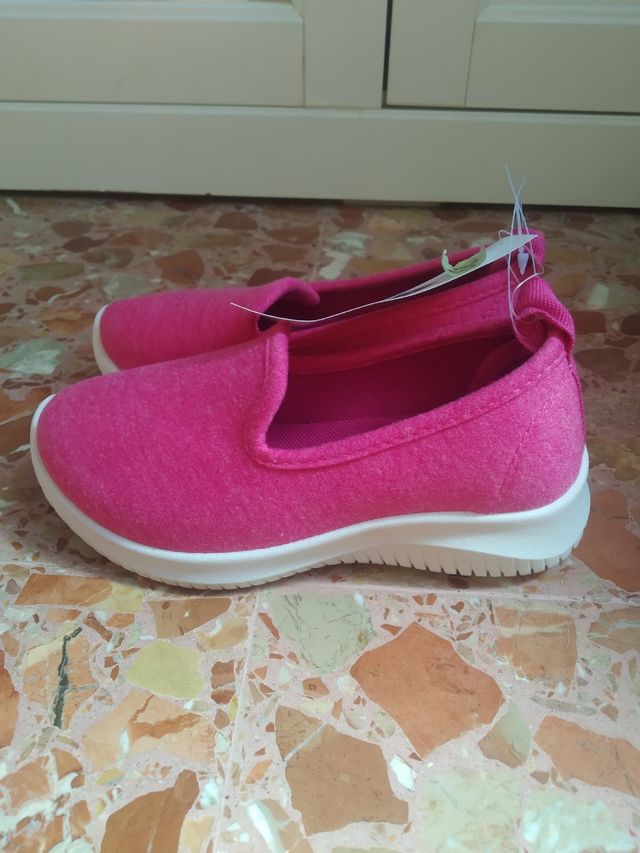 Zapatos niña fucsia talla 28