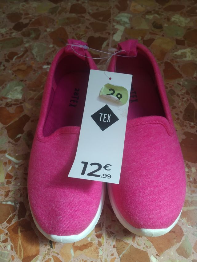 Zapatos niña fucsia talla 28