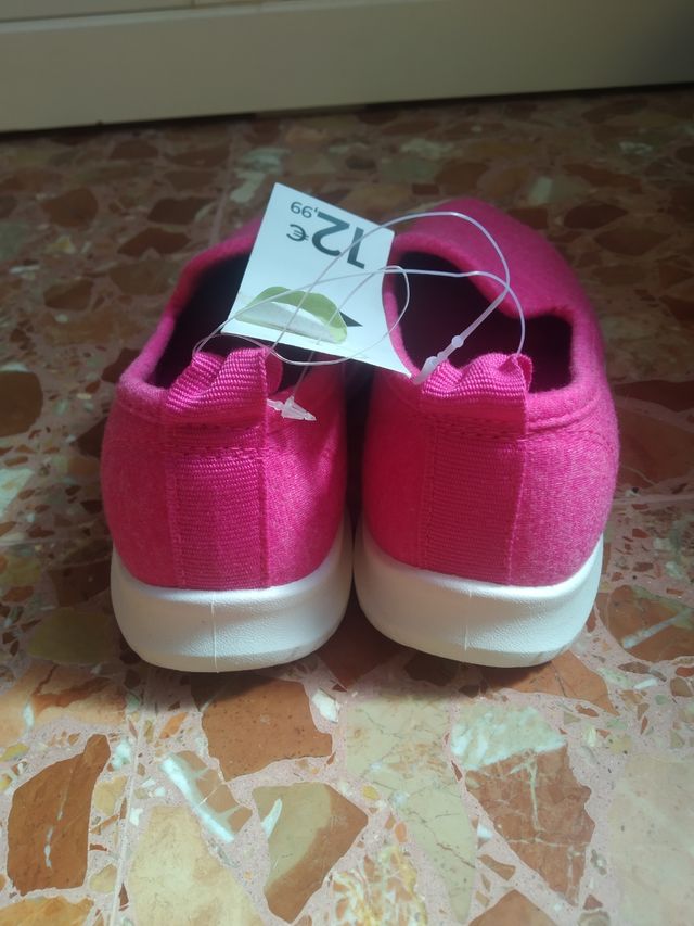Zapatos niña fucsia talla 28