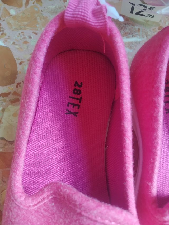 Zapatos niña fucsia talla 28