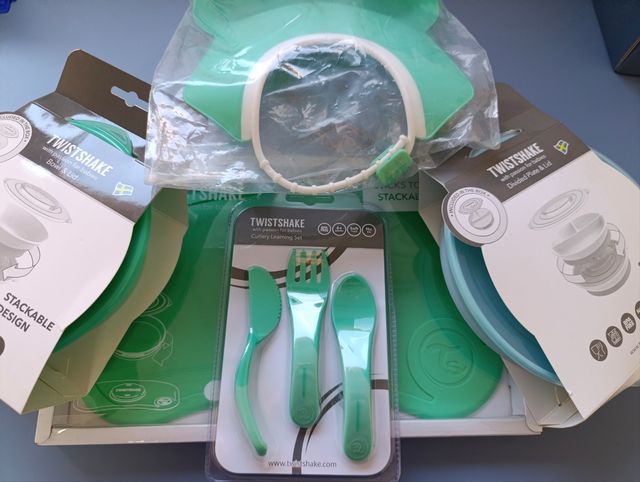 Babero Twistshake verde