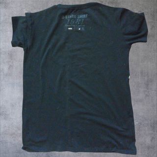 T-shirt Ring Spun uomo nera