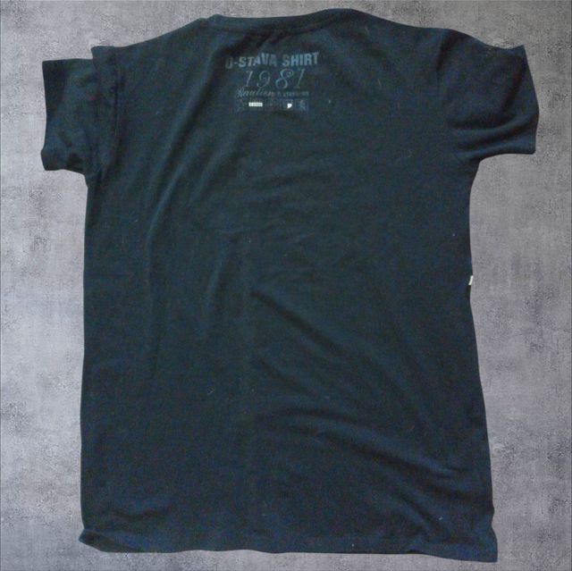 T-shirt Ring Spun uomo nera