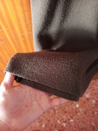 Vestido jersey verde militar