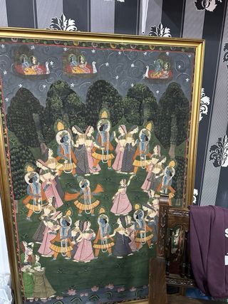 Pintura asiática en tela