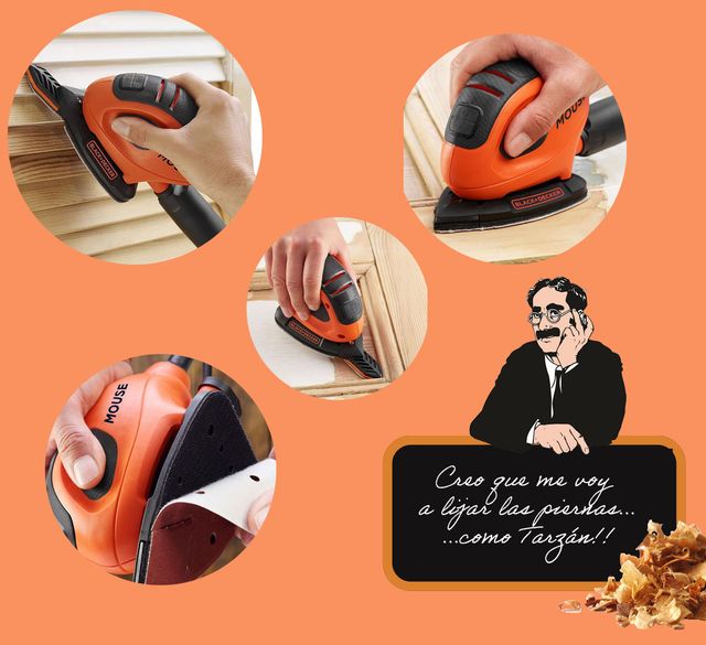 Lijadora Black & Decker Mouse A Estrenar