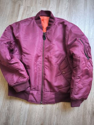 Cazadora Bomber Morada Años 90 unisex 
