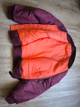 Cazadora Bomber Morada Años 90 unisex 
