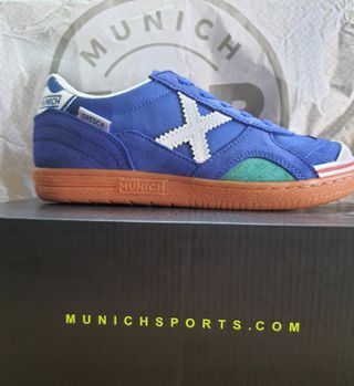Zapatillas Munich Gresca Azul y Verde