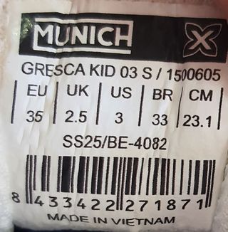 Zapatillas Munich Gresca Azul y Verde