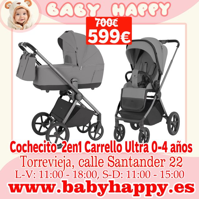 Il miglior passeggino Carrello Ultra 2 in 1. Nuovo