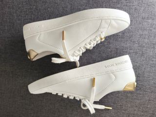 Zapatillas Michael Kors Keaton Piel Blancas