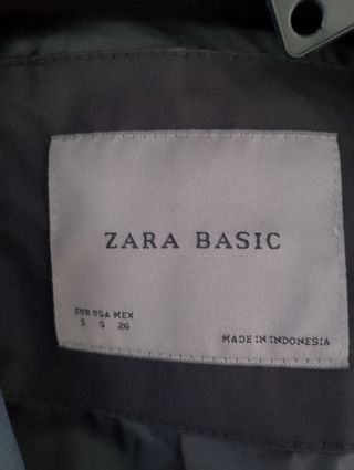 Gabardina Zara Negra