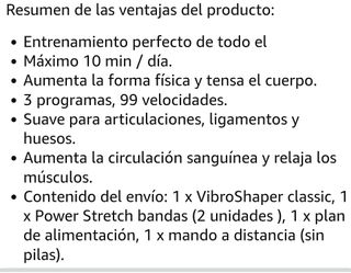 Plataforma Vibratoria Vibroshaper E380 fitness