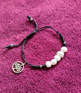 Pulsera Perlas y Acero