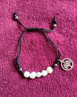 Pulsera Perlas y Acero