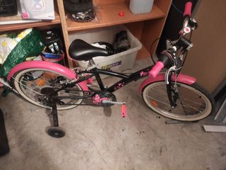 Bicicleta niña Btwin rosa