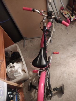 Bicicleta niña Btwin rosa