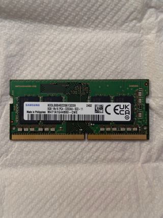 Memoria RAM Samsung DDR4 8GB 3200MHz