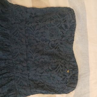 Bellissimo abito donna S blu pizzo