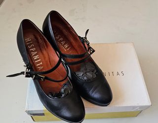 Zapatos Hispanitas Tacón Negros