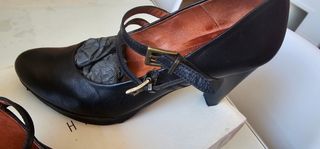 Zapatos Hispanitas Tacón Negros