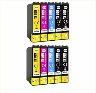 10 cartuchos Epson 604XL