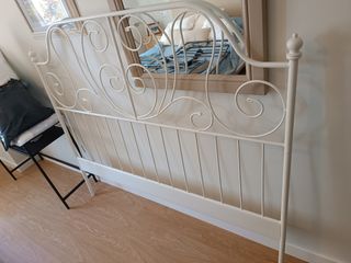 Cabecero forja cama Ikea blanco
Jerez de la fra. 