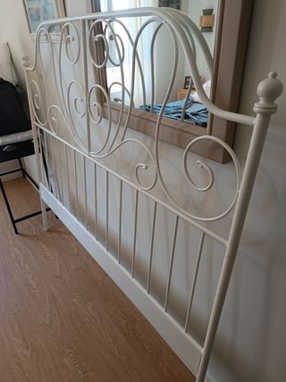 Cabecero forja cama Ikea blanco
Jerez de la fra. 
