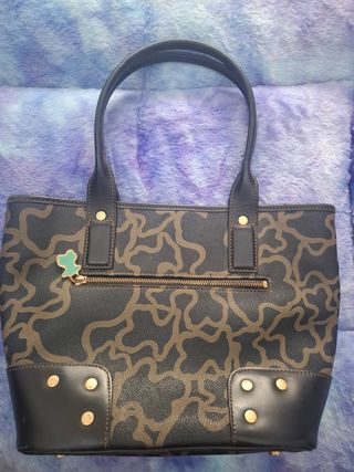 Bolso Tous Negro y Marrón