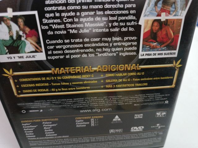Ali G Anda Suelto DVD Película Comedia