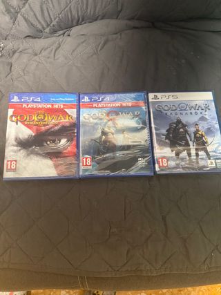 Lote God of War PS4 y PS5 precintados
