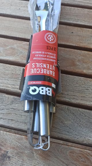 Utensilios Barbacoa BBQ 3 Piezas