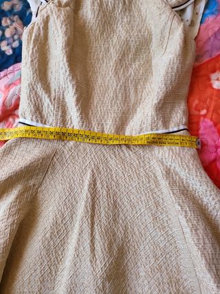 Vestido vintage beige