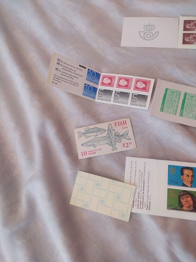 Set di francobolli EUROPA 98, FISH USA, Nobel