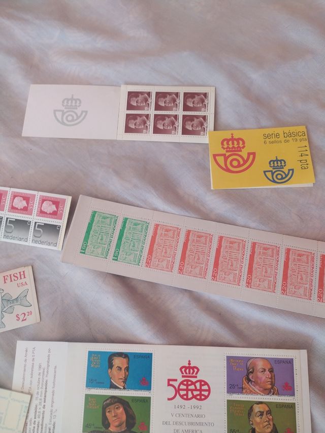 Set di francobolli EUROPA 98, FISH USA, Nobel