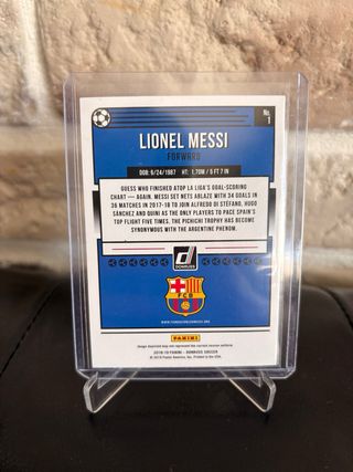 Cromo Leo Messi FC Barcelona Donruss