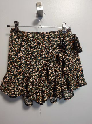 Falda pantalón floral