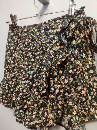 Falda pantalón floral
